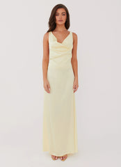 Musa Maxi Dress - Lemon