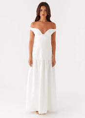 Basel Maxi Dress - White