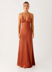 Sundowner Maxi Dress - Rust
